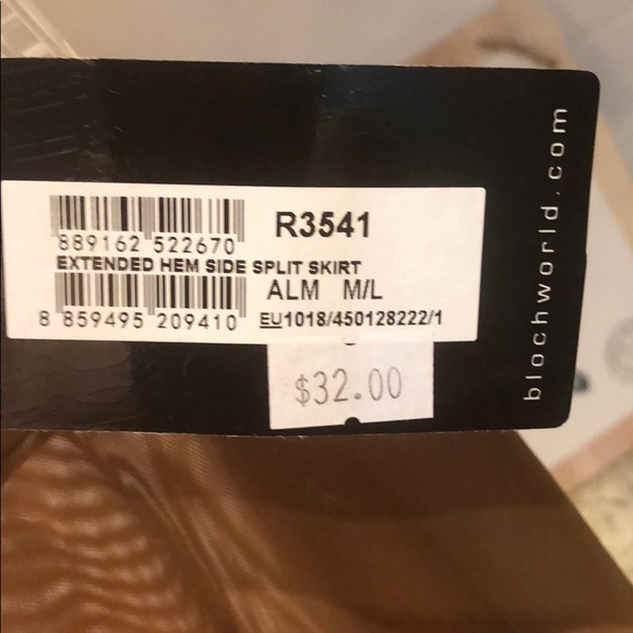 🎁 BLOCH Mesh Beach/Dance Skirt - Picture 8 of 8